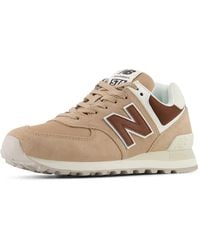 New Balance - 574, Sneaker Donna, Tortora CALMO-Naturale, 36.5 EU - Lyst