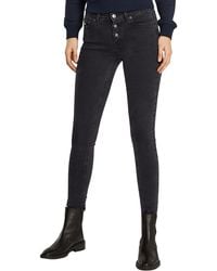 Tommy Hilfiger - Donna Jeans Nora Mid Rise Skinny Fit con Chiusura con Bottoni - Lyst
