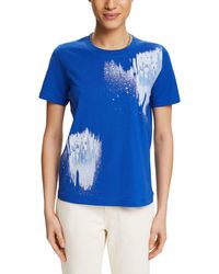 Esprit - Baumwoll-T-Shirt mit Grafikprint - Lyst