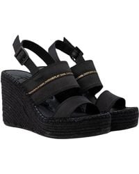 Replay - Jess Double Wedge Sandal - Lyst