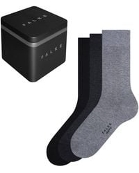 FALKE - Happy Box Uni 3-pack M So Cotton Plain 3 Pairs Socks - Lyst