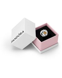 PANDORA - Bracelet Charm Moments Bracelets - Gift For Her - Sterling Silver With Honey-coloured Crystal - With Gift - Lyst