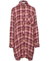 S.oliver - Strukturierte Longbluse aus Viskosemix Himbeere 44 - Lyst