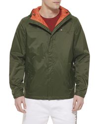 Tommy Hilfiger - Lightweight Breathable Waterproof Hooded Jacket - Lyst
