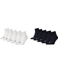 PUMA - Socken Schwarz 39-42 Socken Weiß 39-42 - Lyst