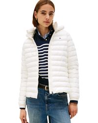 Tommy Hilfiger - Lw Padded Slim Jacket Ww0ww47351 Puffer Jacket - Lyst