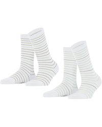 FALKE - ESPRIT Socken Fine Stripe 2-Pack - Lyst