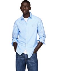 Tommy Hilfiger - Camisa de Popelín Hombre Print Shirt con Botones - Lyst