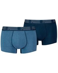 PUMA - Boxer Trunk Boxershorts Everyday Unterhose Pant Unterwäsche 2er Pack - Lyst