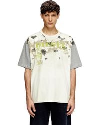DIESEL - _t-boxt-q4 Maglietta_sweatshirt_white_l - Lyst