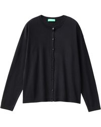 Benetton - Maglia Coreana M/L 103CD500I Maglione Cardigan - Lyst