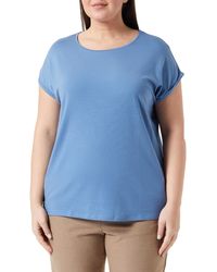 Vero Moda - Vmava Plain Ss Top Gajrs Noos T-shirt - Lyst