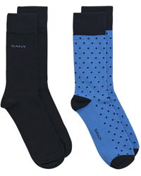 GANT - Socken Doppelpack Solid and Dot Socks - Lyst