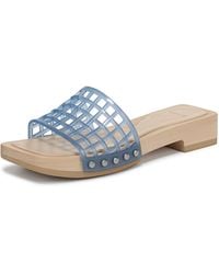 Vince - S Barbara Jelly Slide Sandal Surf Blue 8 M - Lyst