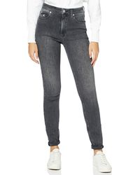 Calvin Klein Ckj 010 High Rise Skinny Pantalones - Azul