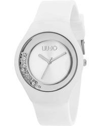 Liu Jo - LIU JO Orologio Donna Dispaly analogico al quarzo con cinturino in silicone Biano - TLJ1333 - Lyst