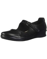 Clarks Hope Henley Mary Jane Flat - Nero