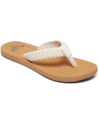 Roxy - Womens Porto Flip Flop Sandal - Lyst