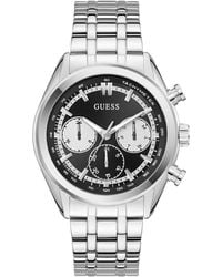Guess - Orologio da polso da uomo Dawson GW0971G1 acciaio inossidabile argento - Lyst