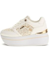 Guess - SNEAKERS Donna FLTCM8 ELE12 CAMRIO8 WHITE - Lyst