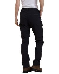 Mountain Warehouse Trek Stretch S Convertible Trousers -quick Drying Casual Trousers - Black