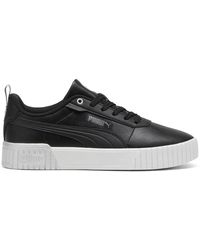 PUMA - Sneaker Carina Raw Metallics Damen Sneakers Regular - Lyst