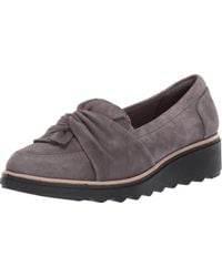 clarks sharon dasher black suede