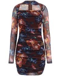 Guess - Eco Long Sleeve Square Neck Bernadette Dress - Lyst