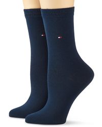 Mujer Ropa de Calcetines y medias de Calcetines Calcetines Para Tommy Hilfiger de Algodón de color Azul 