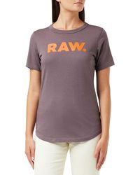 G-Star RAW - Raw. Slim R T Wmn T-shirt - Lyst