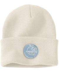 Carhartt - Knit Watercolor Camo Patch Beanie - Lyst