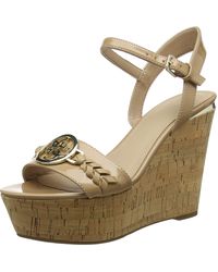 sandales compensées guess
