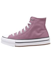 Converse - Chuck Taylor All Star Eva Lift Platform Feline Florals Sneakers Voor Jongens - Lyst