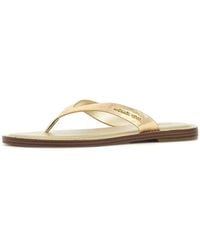 Michael Kors - Michael S Koko Flip Flop Pale Gold 6 M - Lyst