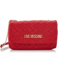 Love Moschino Borsa Soft PU Rosso - Rouge
