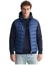 GANT - Light Down Vest - Lyst