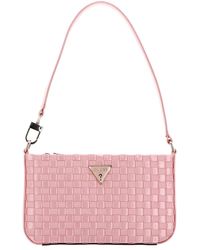 Guess - Twiller Mini Top Zip Shoulder Bag Pale Pink - Lyst
