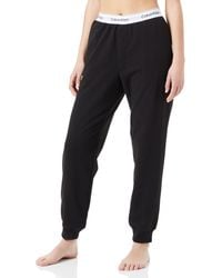 Calvin Klein - Mujer Pantalón de Chándal Sweatpants Largo - Lyst