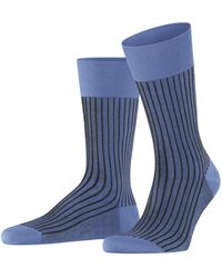 FALKE - Oxford Stripe M So Cotton Patterned 1 Pair Socks - Lyst
