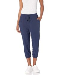Amazon Essentials - Vrouwen Studio Geweven Stretch Crop Jogger Broek,nachtschaduw Blauw,3xl-4xl - Lyst