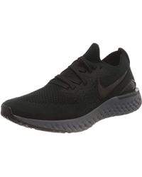 Nike Womens Epic React Flyknit 2 Shoes - Size 10.5w in Black - Lyst