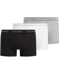 Calvin Klein - Lot de 3 Boxers Cotton Classics pour s NB4002A - Lyst