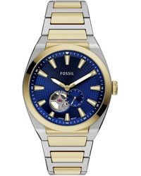 Fossil - Analog Automatic Watch With Stainless Steel Strap Me3275 - Lyst