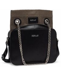 Replay - Schultertasche mit Ketten-Detail - Lyst