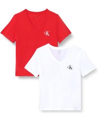 Calvin Klein - A-Logo Vn 2 Pack Tee Lv047C906G T-Shirts - Lyst