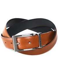 Ted Baker Uomo cintura karmer in pelle reversibile Tan - Marrone