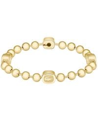Lacoste - Pulsera con cuentas para Hombre Colección VIGOR en Oro Amarillo - 2040409 - Lyst