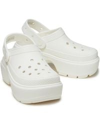 Crocs™ - Stomp Clog (Chalk) Shoes - Lyst