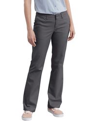 Dickies - Flat Front Stretch Twill Pant Slim Fit Bootcut - Lyst