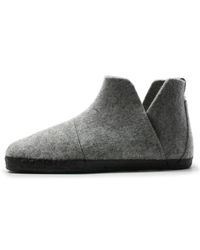Birkenstock - Andermatt Wool Gray Boots 7 Uk - Lyst